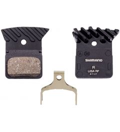 Placuta de frana Shimano L05A cu Radiator RESIN  Ice Technologies - set 2 buc si accesorii