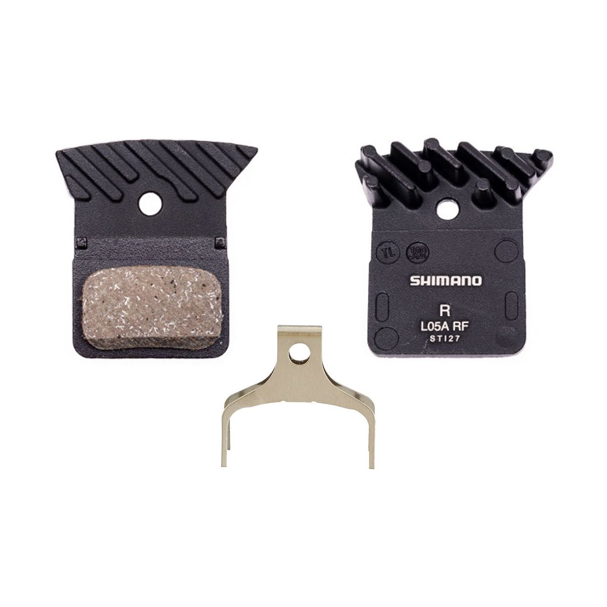 Placuta de frana Shimano L05A cu Radiator RESIN  Ice Technologies - set 2 buc si accesorii