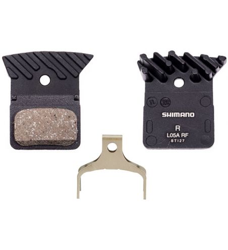 Placuta de frana Shimano L05A cu Radiator RESIN  Ice Technologies - set 2 buc si accesorii