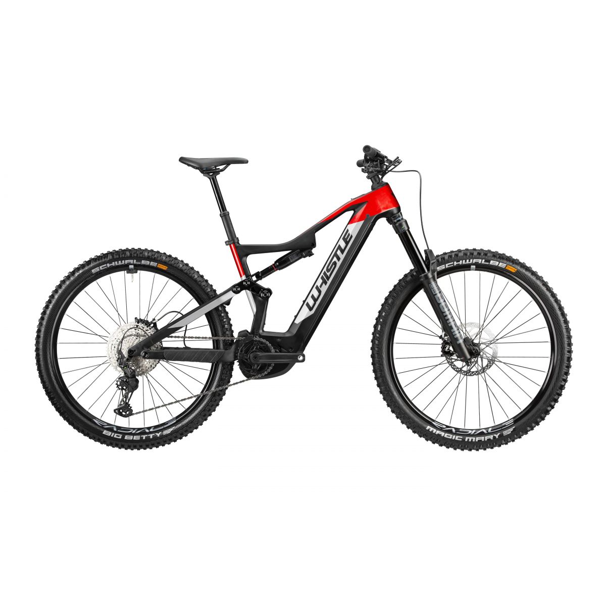 Bicicleta Electrica MTB Full Suspension WHISTLE O-Rush C8.5 Full Carbon Oli Edge 800Wh