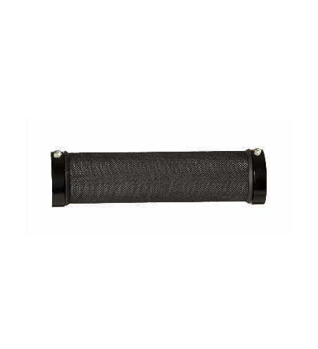 Manson ghidon HERRMANS DIAMOND LOCK 130 mm Negru prindere cu surub include dopuri ghidon
