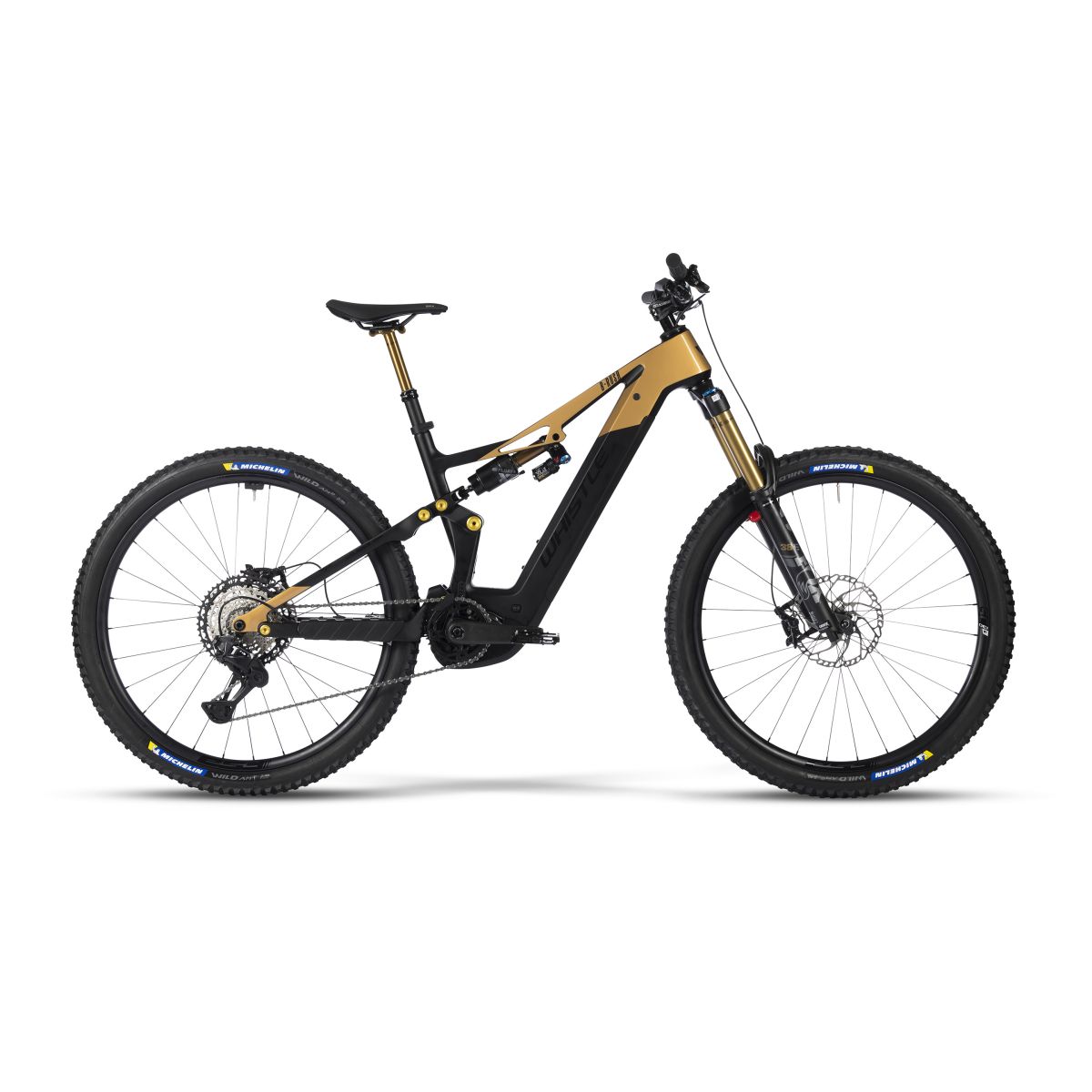 Bicicleta Electrica MTB Full Suspension WHISTLE B-Rush C13.6 RACE Full Carbon NEW Bosch CX Race 800Wh