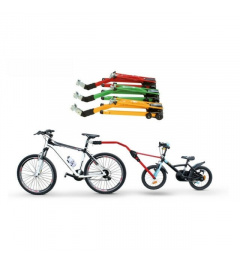 Bara tractare  remorcare bicicleta copii Peruzzo TRAIL ANGEL pentru roata bicicleta copii intre 10 - 20 inch Rosu